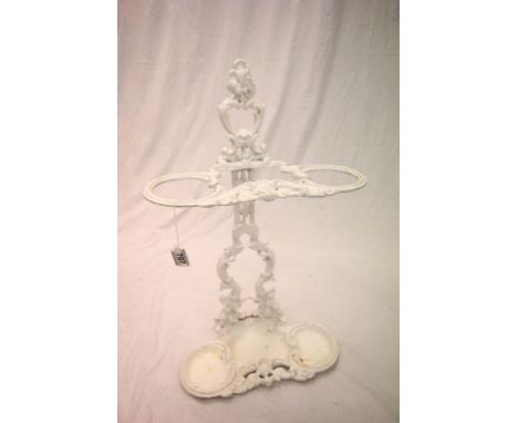 Victorian Style Painted Metal Stick Stand