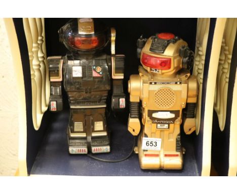 Two vintage toy robots 