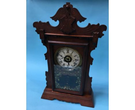 A gingerbread clock