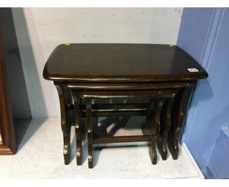 An Ercol nest of tables