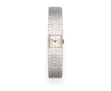 A Lady's 18 Carat White Gold Wristwatch, signed International Watch Co, 1966, (calibre 431) lever movement signed and numbere