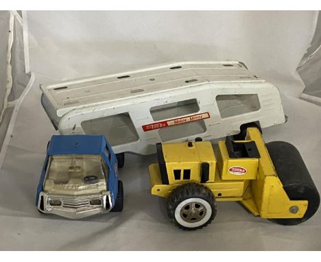 Two vintage tinplate Tonka Toy models 