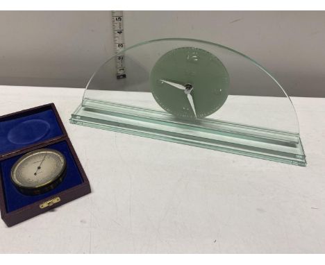 Two vintage collectibles including GPO barometer 
