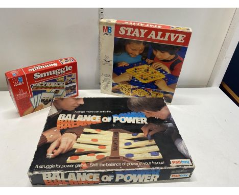 Three vintage board games 