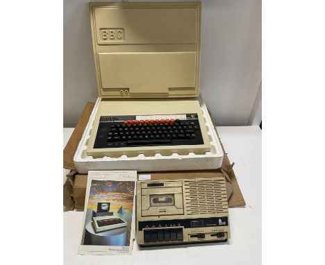 A vintage Acorn Computer BBC computer console &amp; accessories 