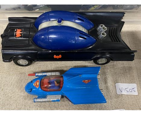 Two vintage Super hero models. DC comics &amp; Corgi 