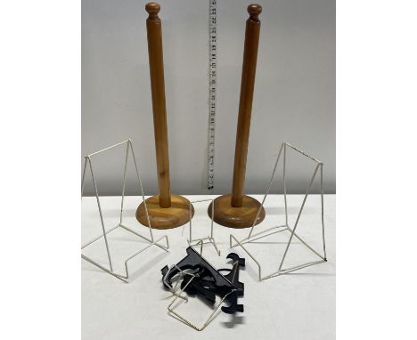 A box of vintage shop display items.  No shipping 