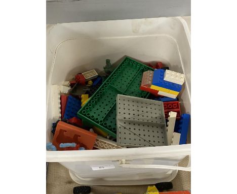 A box full of vintage Lego 