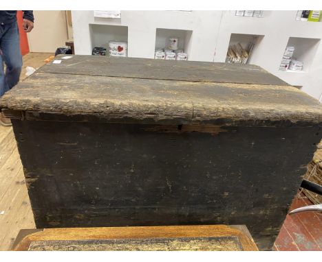 A large wooden storage/tool chest. 76cm x 50cm x 50cm. with contence No shipping 