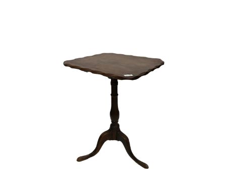 Mahogany tilt top tripod table