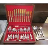 A cased Arthur Price Kings pattern part flatware service,