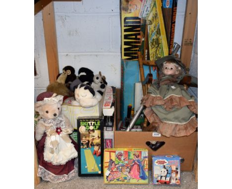 Toys and Games - Ideal Tank Command; others, skittle golf, jigsaws, traction engine, etc