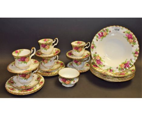 Ceramics - Royal Albert Old Country Roses including cups, saucers, bowls, etc