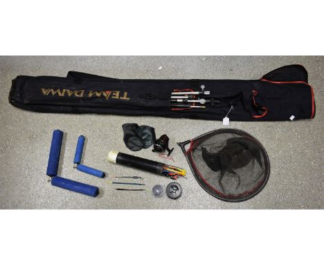 Fishing Equipment - a Daiwa Match Winner S Waggler rod, 13ft; another similar; a Ryobi Masterline Trident Match rod, 13ft; a 
