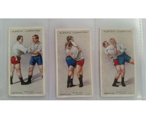 PLAYERS, selection, inc. complete (13), Wrestling &amp; Ju-Jitsu (UK &amp; Eire), Racing Yachts, Old Hunting Prints, Badges &