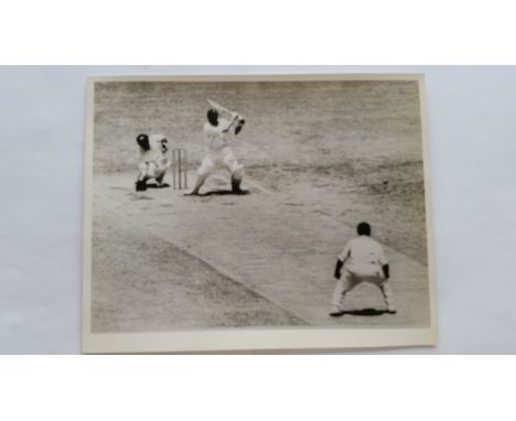 CRICKET, press photos, Australia v South Africa, 1963/4, showing Pollock batting off Connolly, Pithey batting off Simpson, pr