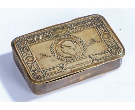First World War Princess Mary Christmas 1914 gift tin