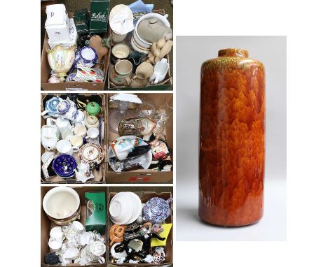 A Large Quantity of Mainly Ceramics and Glass Including, Royal Albert "Moss Rose" teaset, ringtons pottery and character jugs
