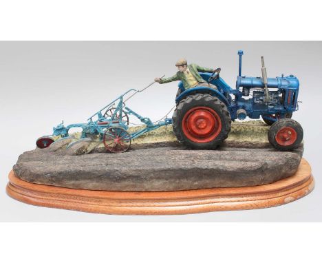 Border Fine Arts 'At the Vintage', model No. B0517 by Ray Ayres, Limited Edition 1681/2000, on wood base, with certificateFad