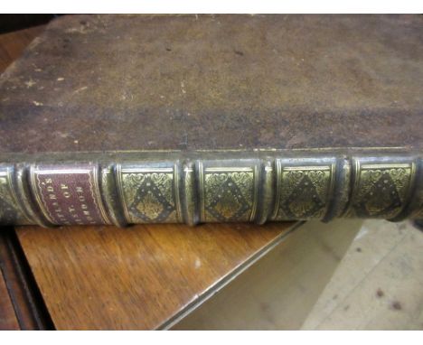 Large 18th Century leather bound volume, ' The History of London from its Foundation of the Romans to the Present Time ', by 