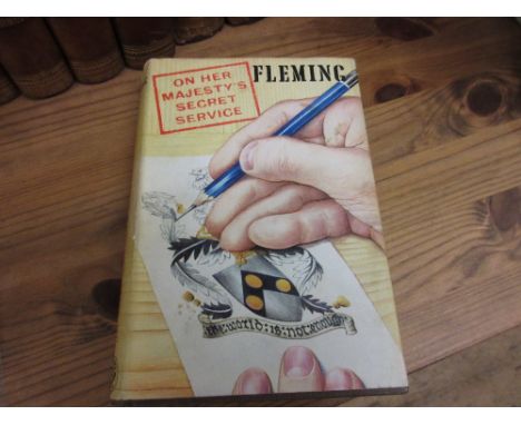 Ian Fleming, one volume, ' On Her Majesty's Secret Service ', First Edition with dust wrapper