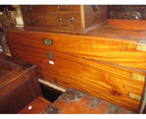Similar 19th Century camphor wood trunk (minus one side handle)