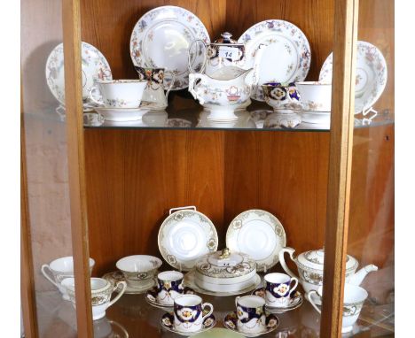 A Royal Albert part coffee set, a Royal Worcester part tea set, Noritake part tea set a total of approximately thirty two pie