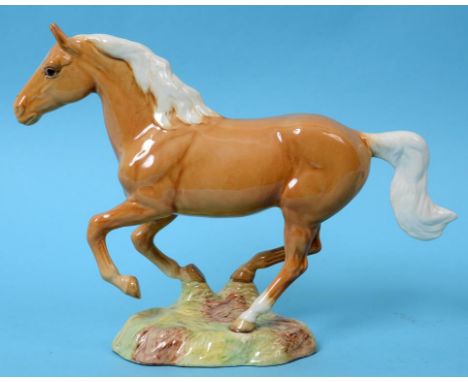 A Beswick Galloping Horse, palomino, 1374, gloss  See illustration