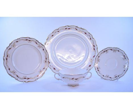 A Royal Doulton Strasbourg part tea and dinner service, a Royal Doulton Pastorale part dinner, tea and coffee service, assort