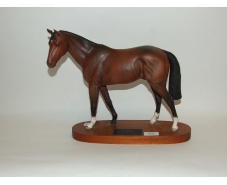 A Beswick Connoisseur Racehorse, Troy, 2671, matt