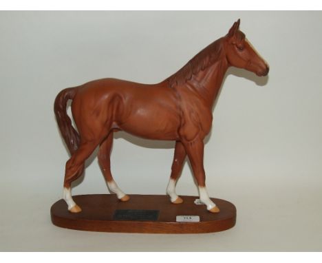 A Beswick Connoisseur Racehorse, The Minstrel, 2608, matt