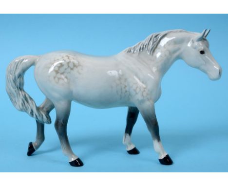 A Beswick Walking Pony, grey, 1516, gloss  See illustration   Condition report  Report by NGNo visible repairs or restoration