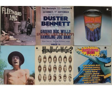 BLUE HORIZON LPs. Electrifying selection of 6 x original title LPs. Titles are Peter Green's Fleetwood Mac - S/T (mono origin