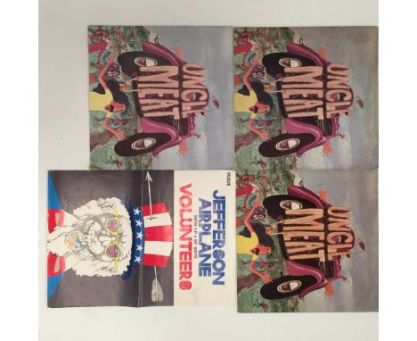 ZAPPA UNCLE MEAT UK/US BOOKLETS - JEFFERSON AIRPLANE INSERT. Three Frank Zappa 'Uncle Meat' booklets to include: An original 