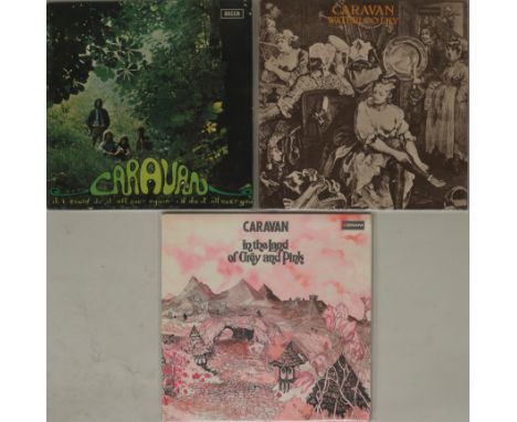 CARAVAN - UK LPs. Get your bags packed, because we're going on a rockin' adventure with Caravan! 3 x early title UK pressings