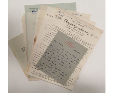 THE KONRADS WITH DAVID BOWIE BOOKING LETTERS, CONTRACTS & MORE. A folder containing 18 documents relating to bookings for per