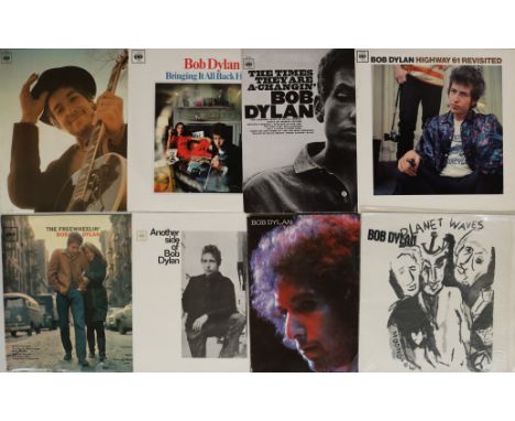 BOB DYLAN/THE BAND LPs. Terrific archive of 22 x LPs featuring 12 solo Dylan LPs and also with 10 x LPs from The Band. Dylan 