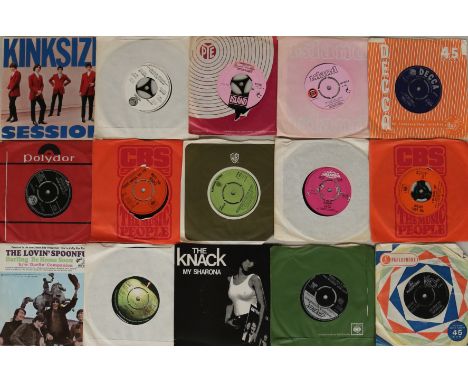 CLASSIC ROCK/60s/POP 45s. High quality and grand lot of around 300 x 45s. Artists/cat. numbers include Fairport Convention (W