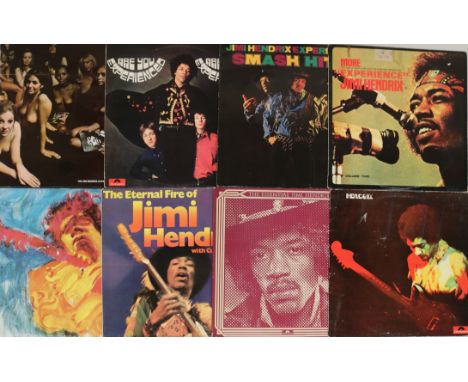 JIMI HENDRIX - LPs. Electric selection of 8 x LPs featuring 'Buster'. Titles are Electric Ladyland (UK 2nd 'white text' Track