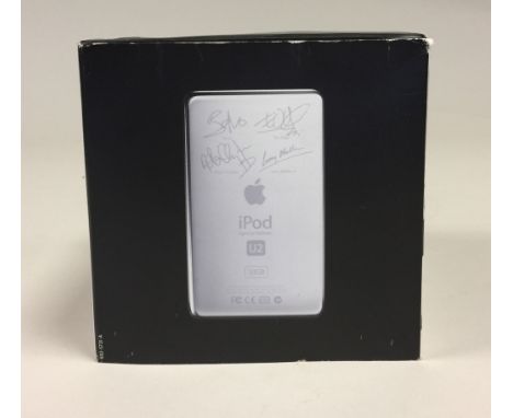 U2 SPECIAL EDITION iPOD. A unused special edition U2 iPod 20GB, still in original box with all inserts including fold out pos