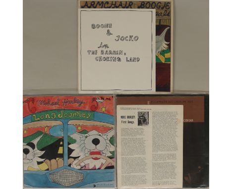 MICHAEL HURLEY - 1ST PRESSING LPs. Fantastic selection of 3 x original US pressing LPs featuring the magical Michael Hurley (