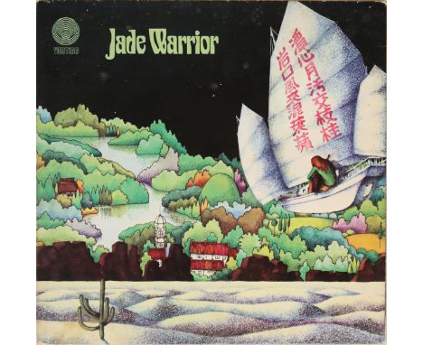 JADE WARRIOR - S/T (UK VERTIGO 6360 033). A lovely copy of the eponymous Jade Warrior LP (large swirl 6360 033). The record i