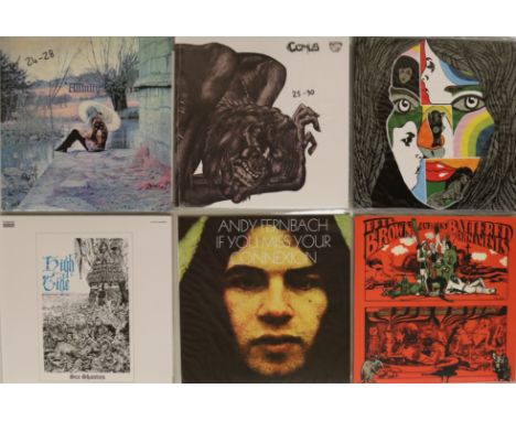 PROG/PSYCH 'HOLY GRAIL' LPs - REISSUES. Superb collection of 22 x LPs, all of which are the cream of the crop; those elusive 