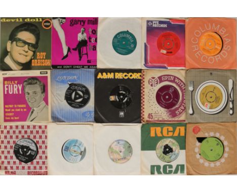 7" SINGLES - 60s-80s ROCK/POP. Diverse collection of around 175 x 45s. Artists will include The Beatles, Bob Dylan, Bread, Ba