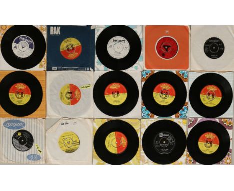 BLUES/MOD/PSYCH 45s. Monster collection of 21 x choice 45s! Artists/titles include The Rolling Stones - Street Fighting Man (