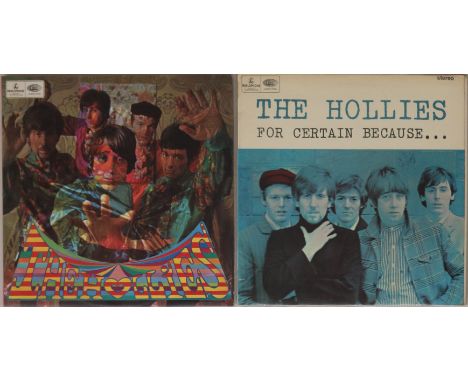 THE HOLLIES - UK PARLOPHONE LPs. 2 x original UK Parlophone pressing LPs from Manchester's finest! Titles are For Certain Bec