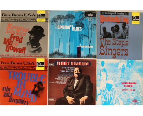 BLUES LPs - (60s) UK PRESSINGS. Headin' down the Delta with this marvelous pack of 6 x largely UK 60s pressing LPs. Titles ar