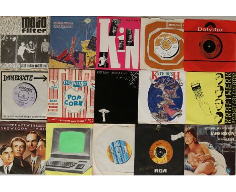 ROCK/POP/PROG & MORE - 7". Ace collection of around 120 x (many picture sleeve) 7". Artists/titles include Mojo Filter - All 