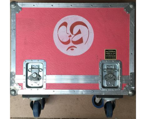 PORL THOMPSON FLIGHT AMP or SPEAKER CASE. An original 'Packhorse' custom built and painted flightcase owned and used by Porl 