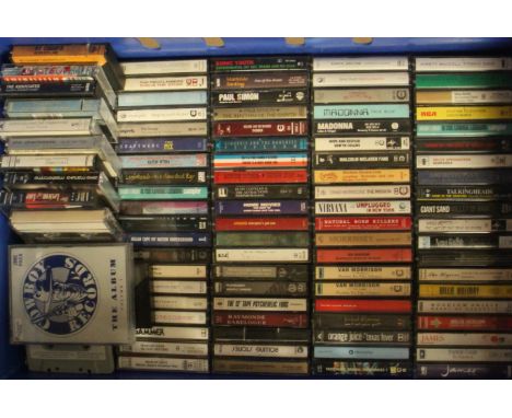 CASSETTES/VHS TAPES. Wicked collection of around 200 x cassettes with 14 x VHS tapes largely covering the borad spectrum of I